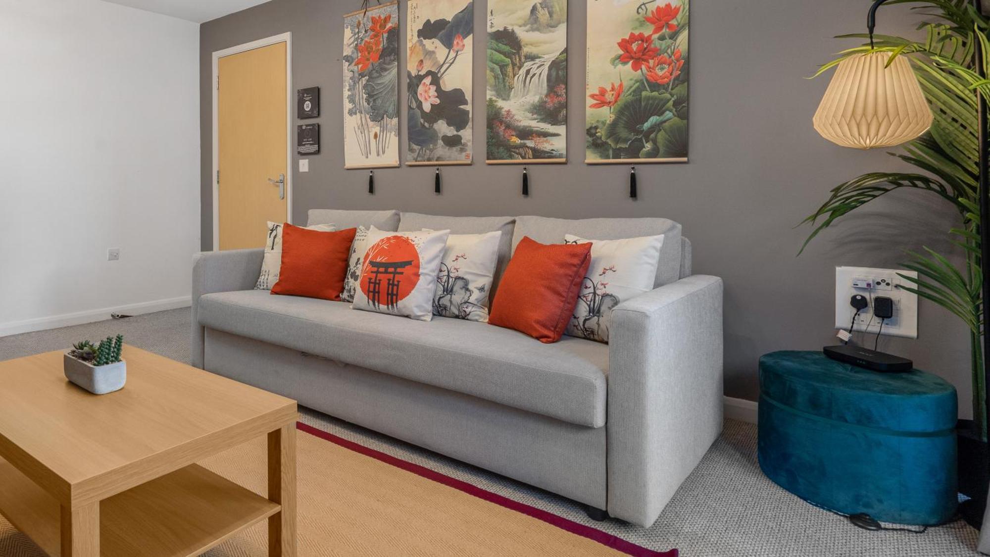 Japanese Suite 2Bed 2Bath, Free Park, Netfix, 75 Inch Tv, Games - City Centre- Maihom Birmingham Extérieur photo