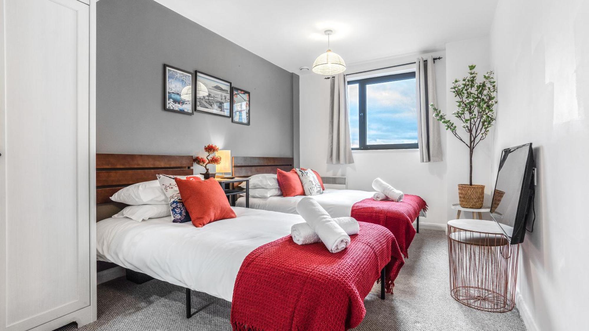 Japanese Suite 2Bed 2Bath, Free Park, Netfix, 75 Inch Tv, Games - City Centre- Maihom Birmingham Extérieur photo