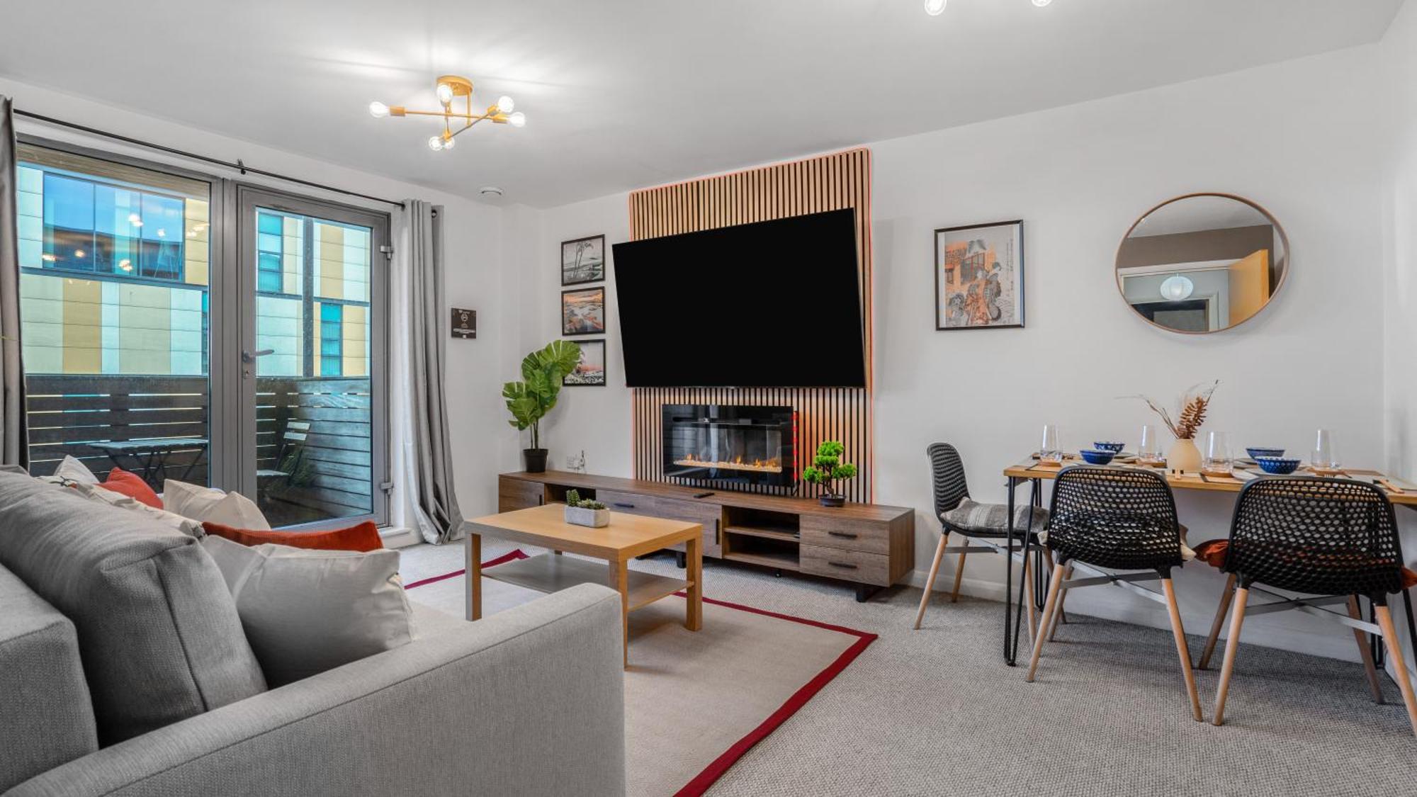 Japanese Suite 2Bed 2Bath, Free Park, Netfix, 75 Inch Tv, Games - City Centre- Maihom Birmingham Extérieur photo